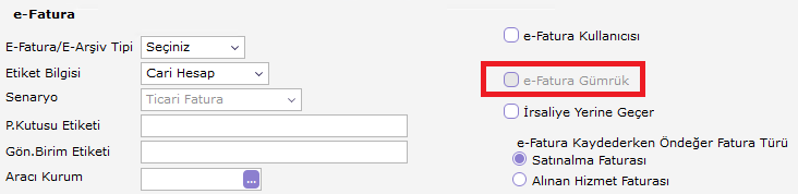ihracat işlemlerinde e-fatura uygulaması logo