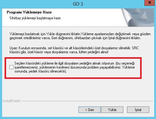 logo seçilen klasördeki dosyaların yedeği
