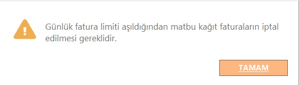 logo günlük fatura limiti